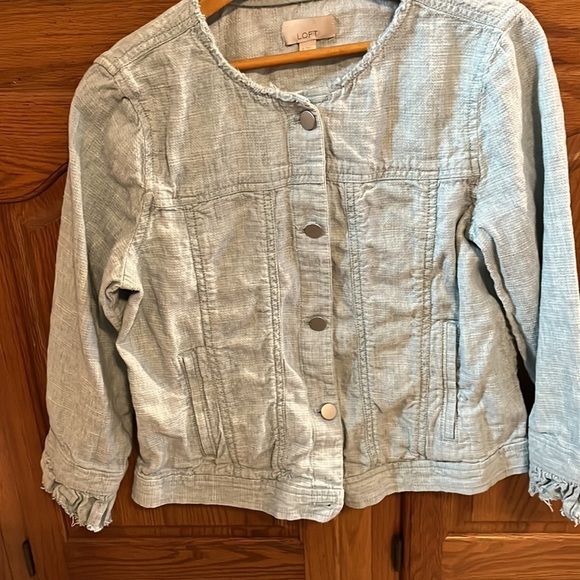 Loft Linen/Cotton Jacket - Picture 5 of 9